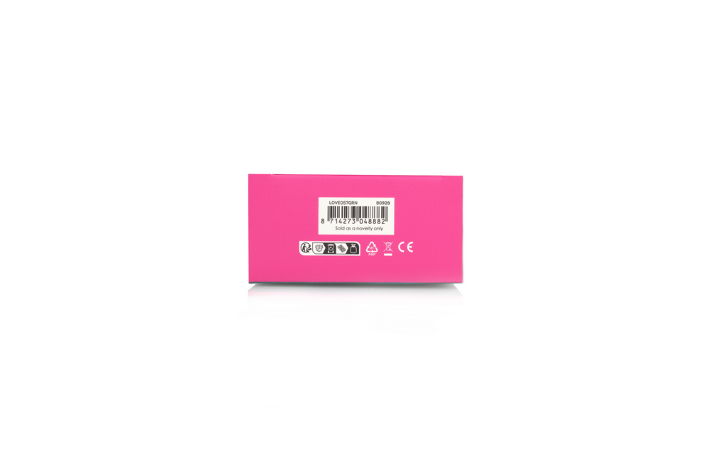 Likkende en vibrerende clitorisstimulator Loveline groen