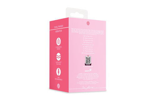 Finger Dual Vibrator - Pink