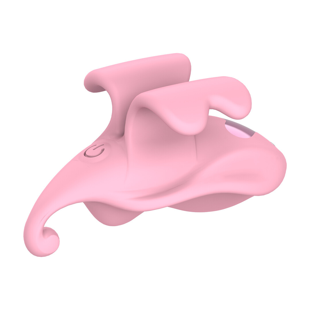 Finger Dual Vibrator - Pink