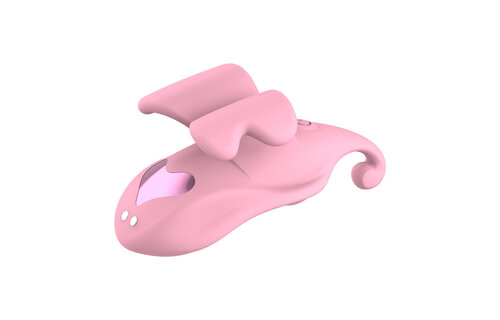 Finger Dual Vibrator - Pink
