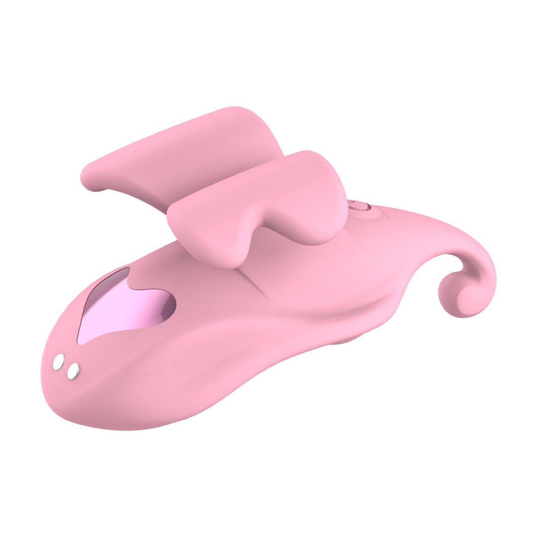 Vinger Dubbele Vibrator - Roze