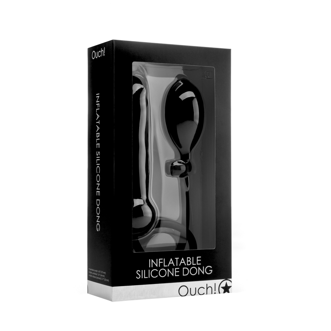 Inflatable silicone dildo 16 cm - Ultimate pleasure & enjoyment