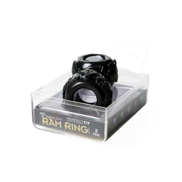 Ram Ring Cockring Kit | Stilvoller schwarzer Silikonring