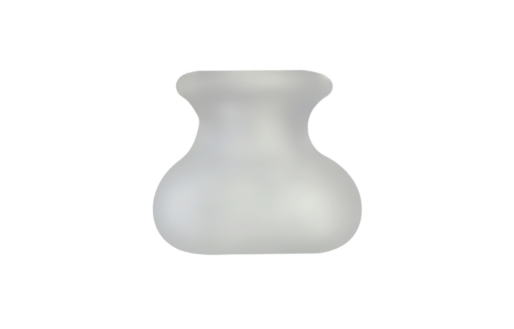 Bull Bag XL - Ball Stretcher with Weight, Transparent TPR