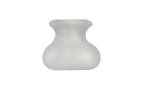 Bull Bag XL - Ball Stretcher with Weight, Transparent TPR