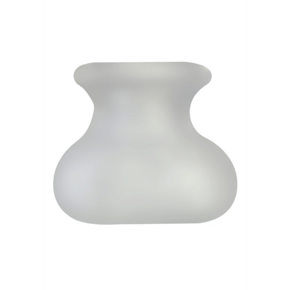 Bull Bag XL - Ball Stretcher with Weight, Transparent TPR