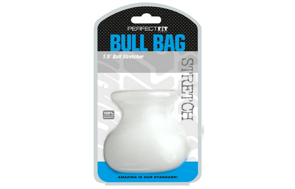 Bull Bag XL – Ball Stretcher mit Gewicht, transparentes TPR