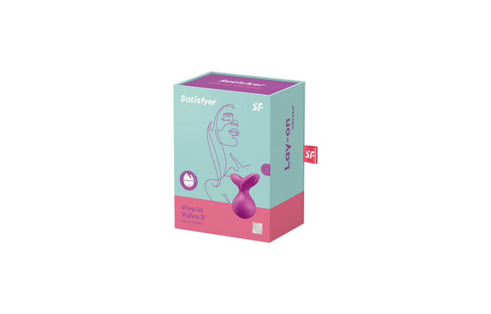 Viva la Vulva 3 - Lay-On Vibrator - Violet