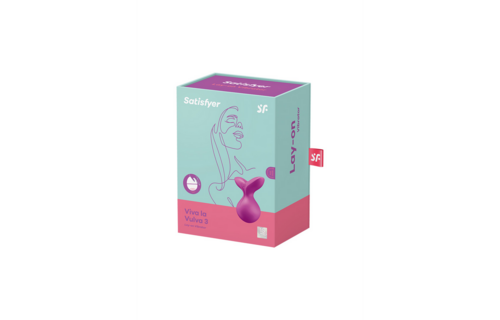 Viva la Vulva 3 - Lay-On Vibrator - Violet