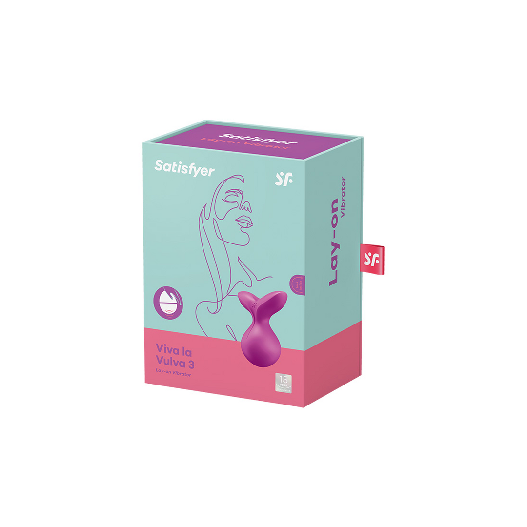 Viva la Vulva 3 - Lay-On Vibrator - Violett