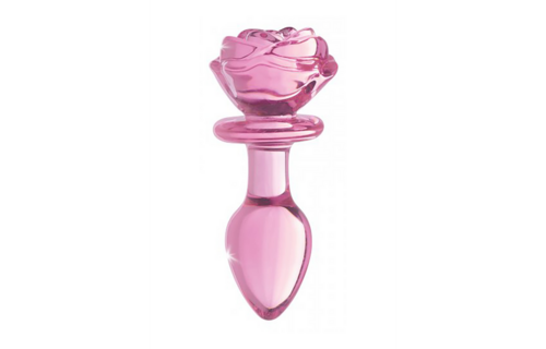 Pink Rose Glas-Buttplug 11 cm – Stilvoll & sicher Experte