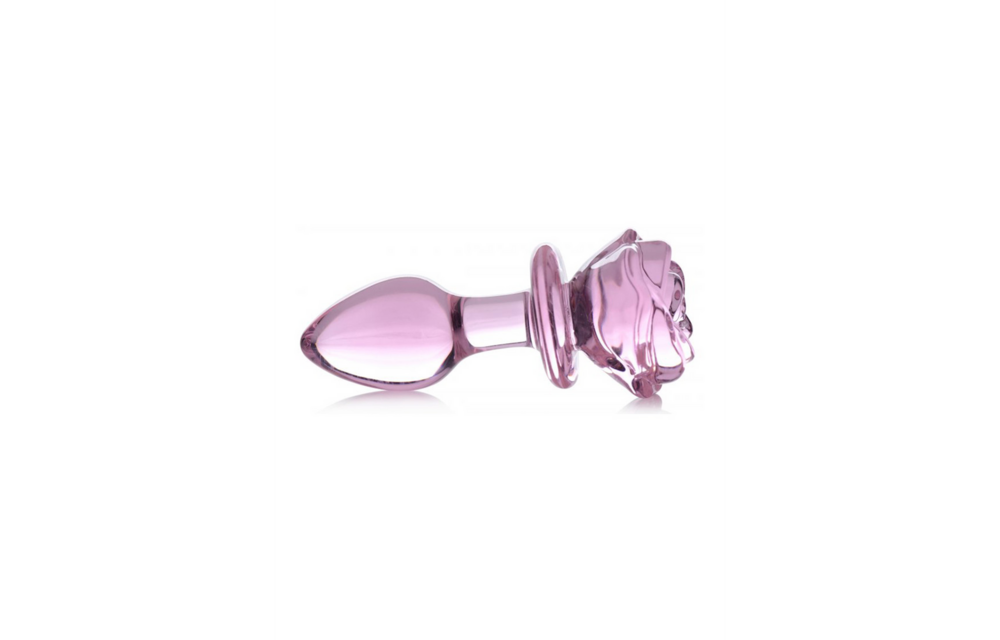 Pink Rose Glas-Buttplug 11 cm – Stilvoll & sicher Experte