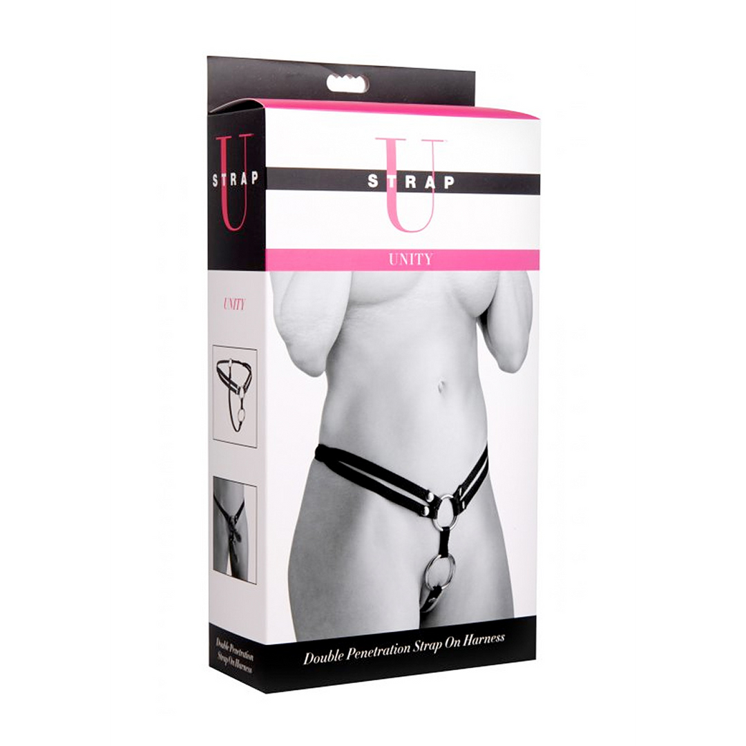 Unity Dubbele Penetratie Strap-On Harnas 29 cm – Ultiem Genot