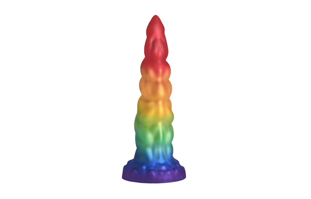 Magic Rider Einhorn-Dildo 17,3 cm – Regenbogen-Silikon