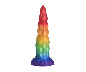 Magic Rider Einhorn-Dildo 17,3 cm – Regenbogen-Silikon
