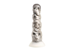 Tower of Doom 17,8 cm – Grauer Silikondildo XR Brands