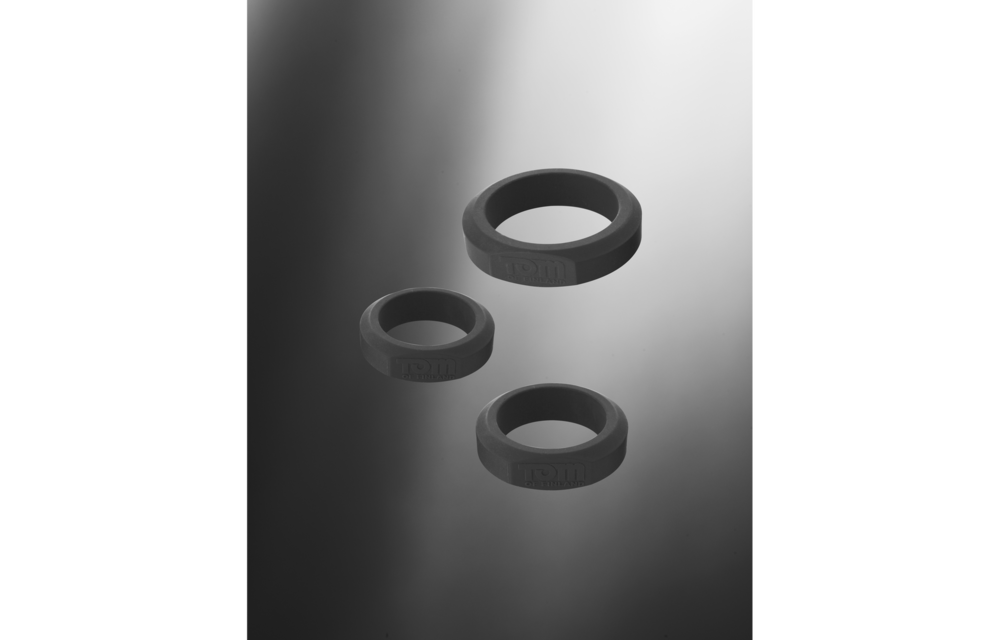 3-teiliges Silikon Cockring Set