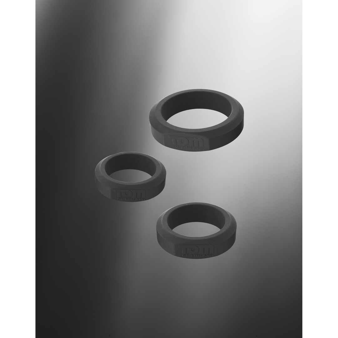3-delige siliconen cockring set – harder & langer ervaren