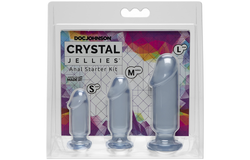 Crystal Jellies Anal-Starter-Set 9,9 cm – Spaß für Anfänger