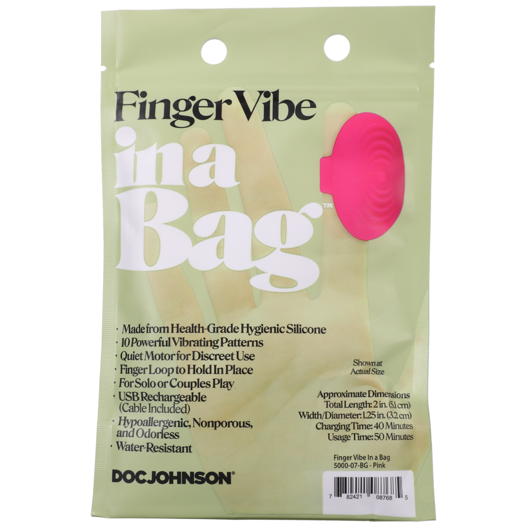 Finger Vibe Pink – Leiser, leistungsstarker und wiederaufladbarer Fingervibrator