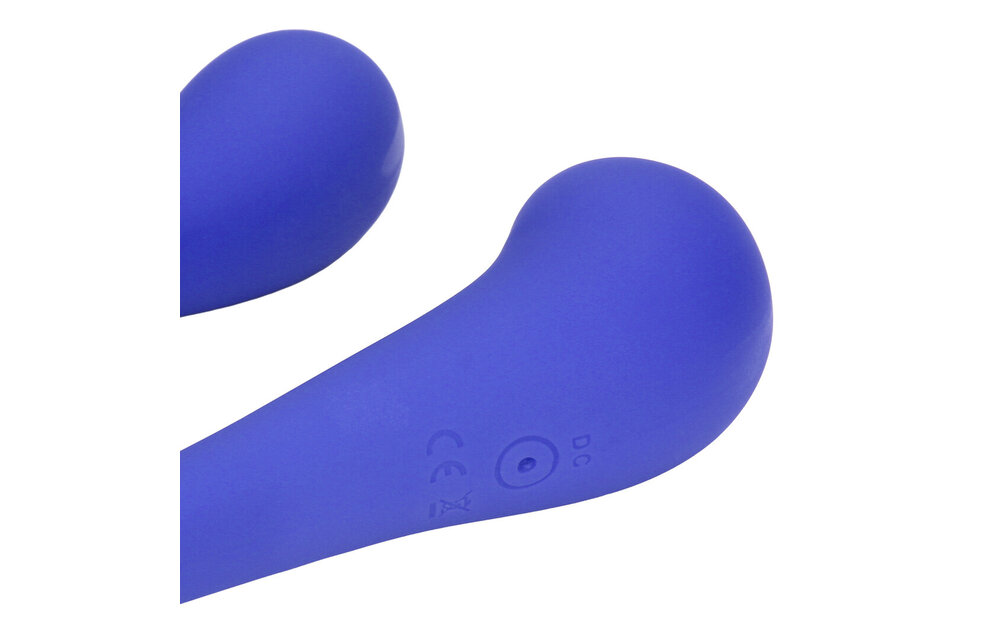 Dual-ended Bendable Vibe with Remote Control - Purple