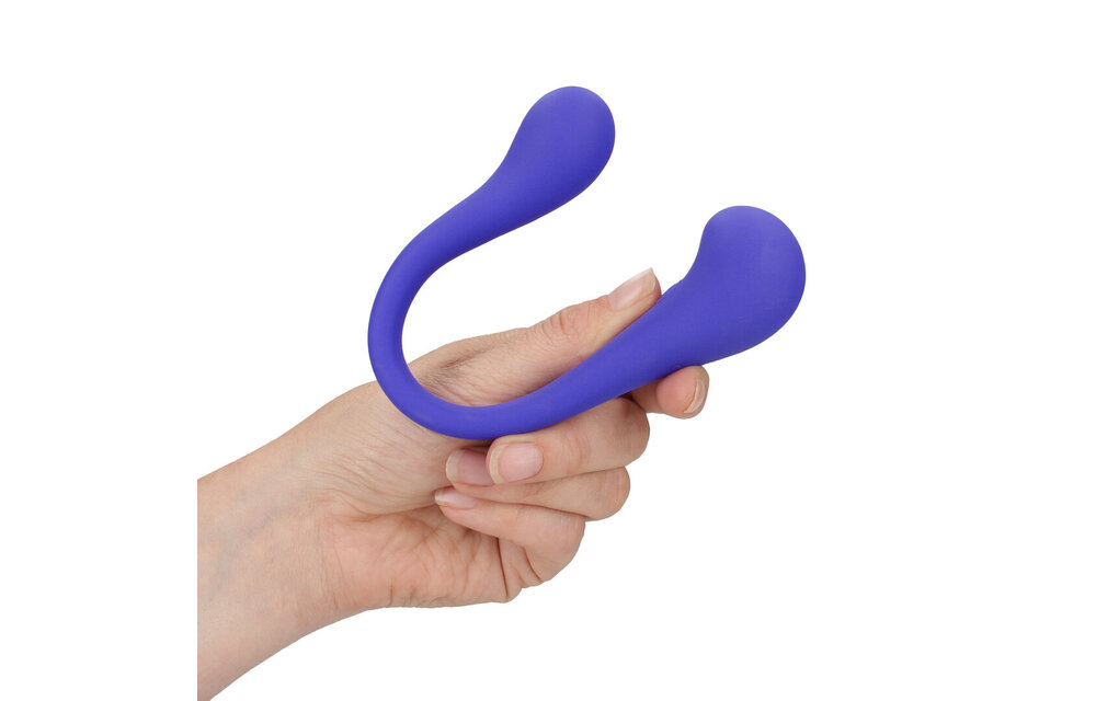Double-Sided Bendable Purple Vibe with Remote Control | Loveline