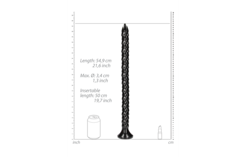 Gelaagde Anale Slang 54,9 cm – Intense Grip & Comfort