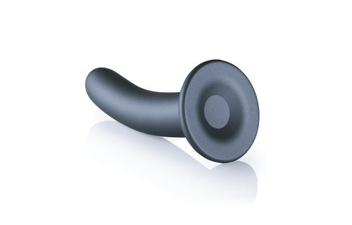 Soft Silicone G-Spot Dildo 17.7 cm - Gunmetal 6.2 cm