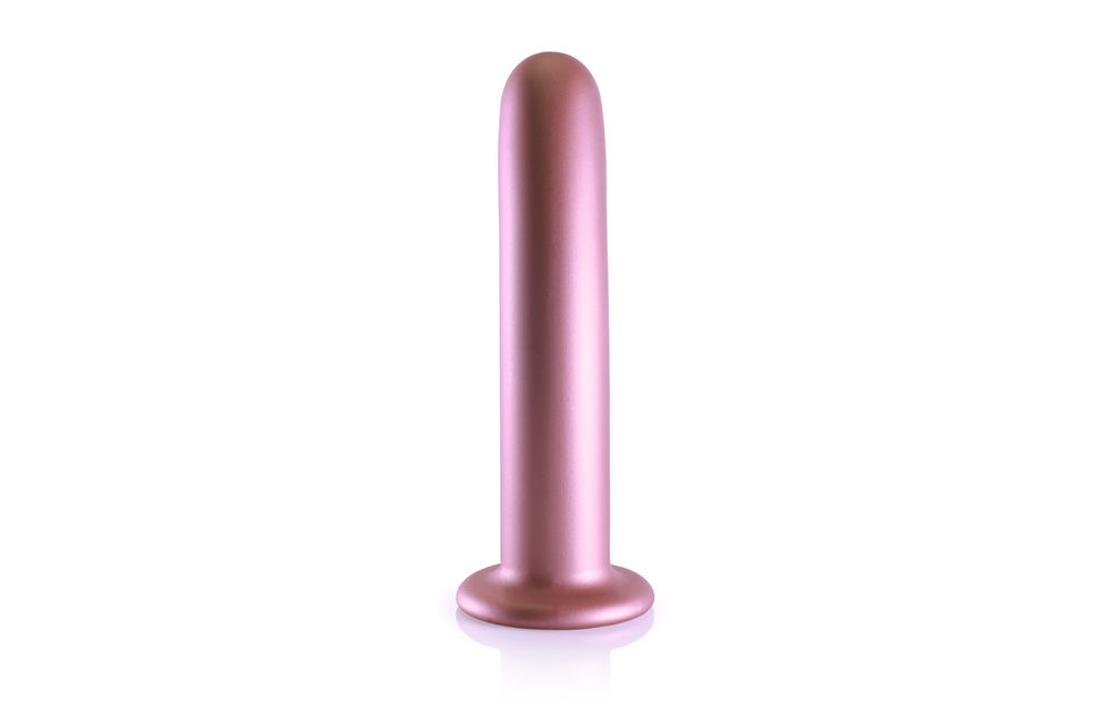 Zachte Silicone G-Spot Dildo - 7'' / 17 cm - Roségoud
