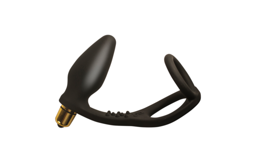 Ro-Zen Cock Ring and Butt Plug 13 cm – Intense Double Pleasure