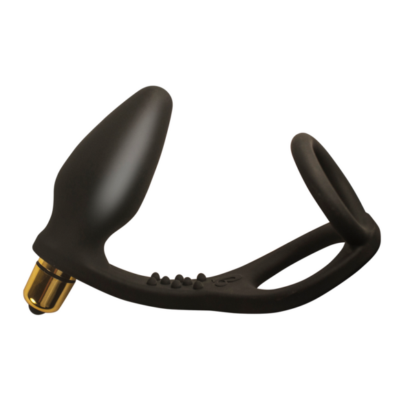 Ro-Zen Cock Ring and Butt Plug 13 cm – Intense Double Pleasure