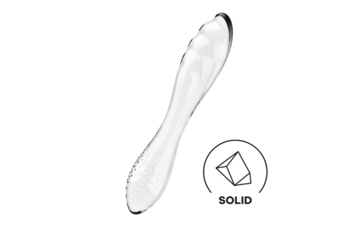 Dazzling Crystal 1 Glass Dildo 16 cm - Transparent & Luxurious