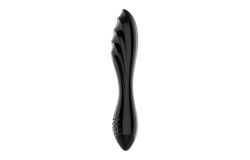 Blitzendes Crystal 1 - Glas Dildo - Schwarz