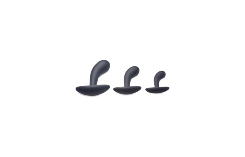 Dark Delights 3-piece Anal Trainer Set 10-15-20 cm - Black