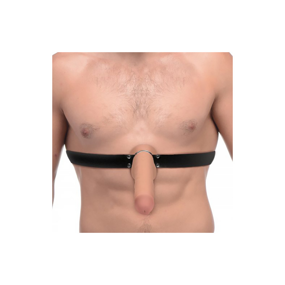 Strap And Ride 123,2 cm – Dildo Strap Harness Vegan Leder