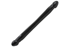 Glatter Doppelkopf-Dildo 45 cm – Doppeltes Vergnügen & sicher