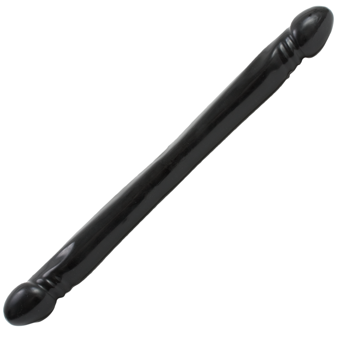 Gladde Dubbele Kop Dildo 45 cm - Dubbel Plezier & Veilig