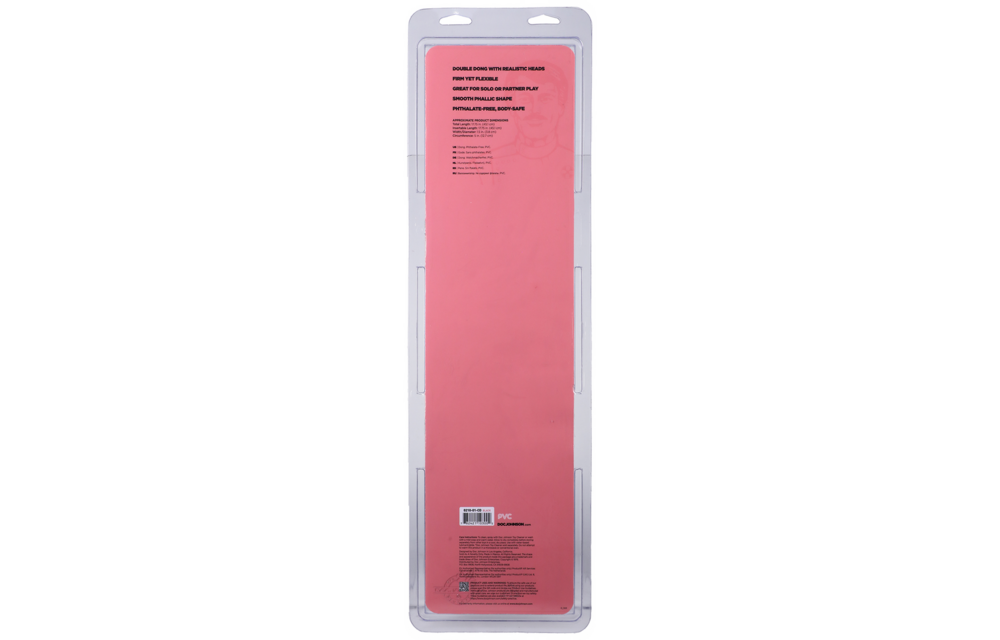 Gladde Dubbele Kop Dildo 45 cm - Dubbel Plezier & Veilig