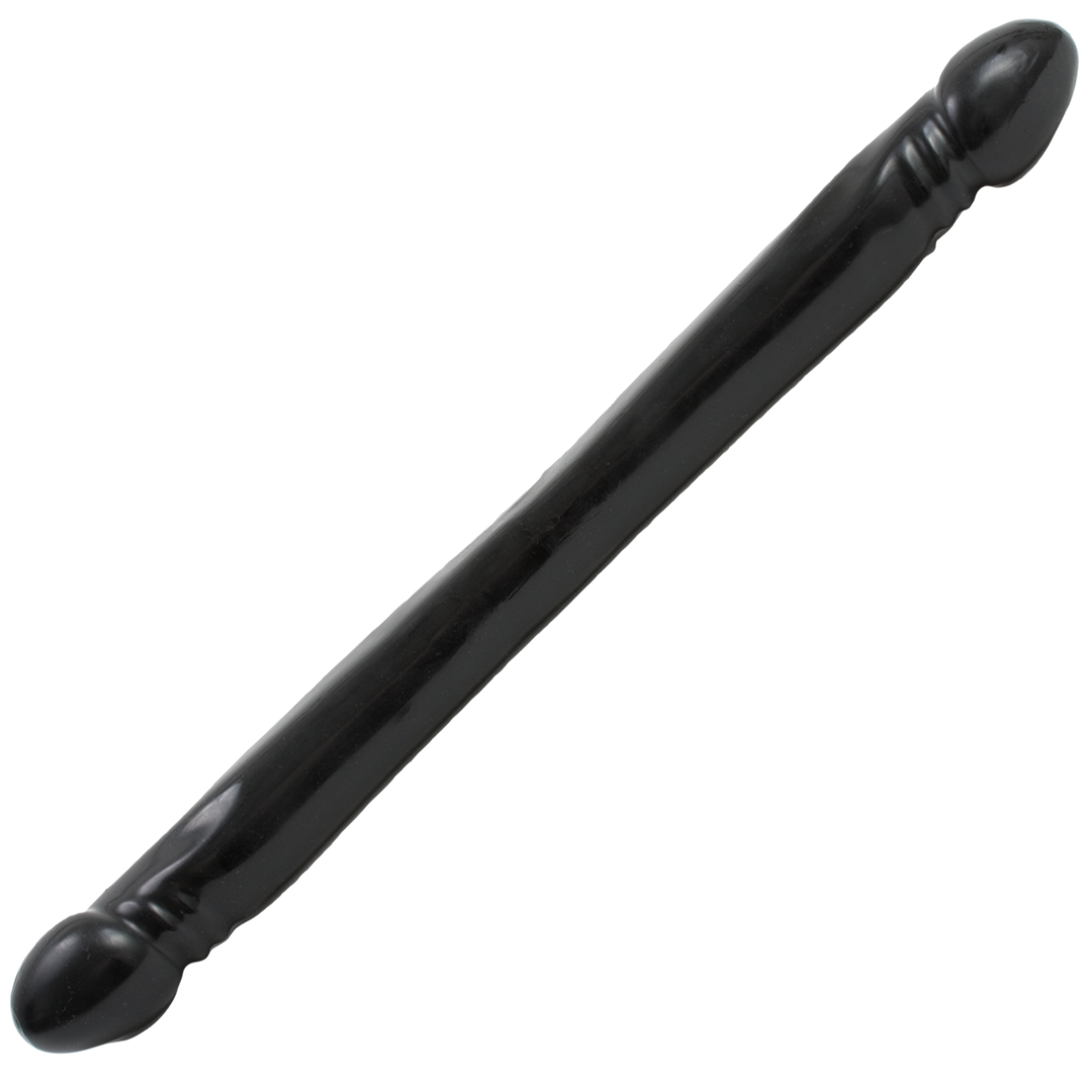 Gladde Dubbele Kop Dildo 45 cm - Dubbel Plezier & Veilig