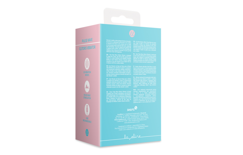 Pulse Wave Clitoris Vibrator Arctic Blue – Intense Sensation