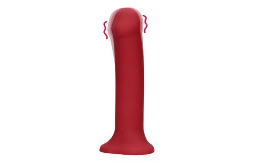 Großer Himbeerroter Vibrationsdildo – Loveline by Shots