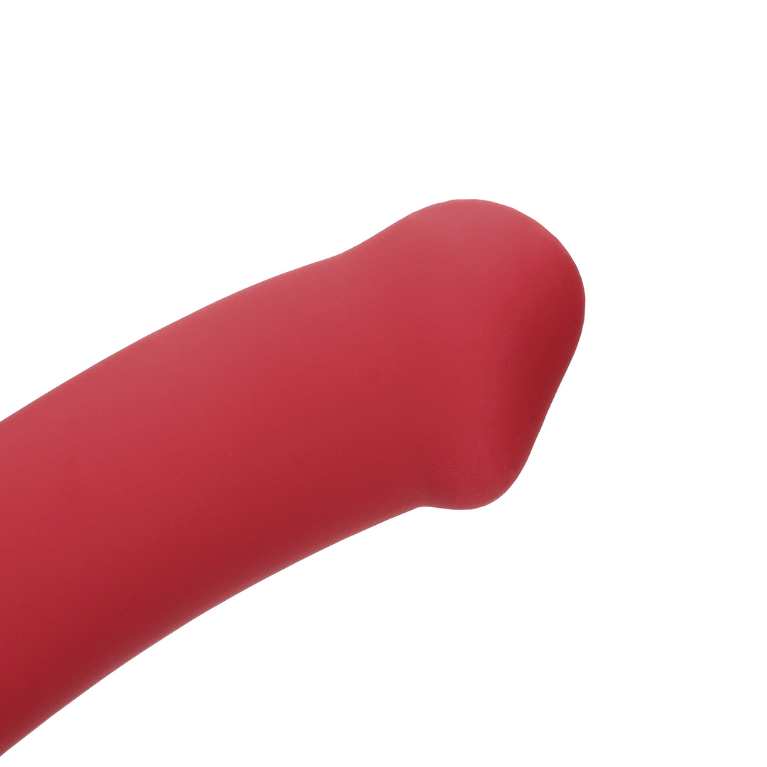 Large Raspberry Red Vibrating Dildo – Loveline by Shots