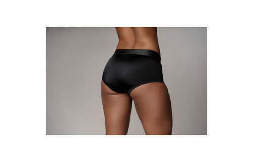 Vibrerende Strap-on Boxershort - M/L - Zwart