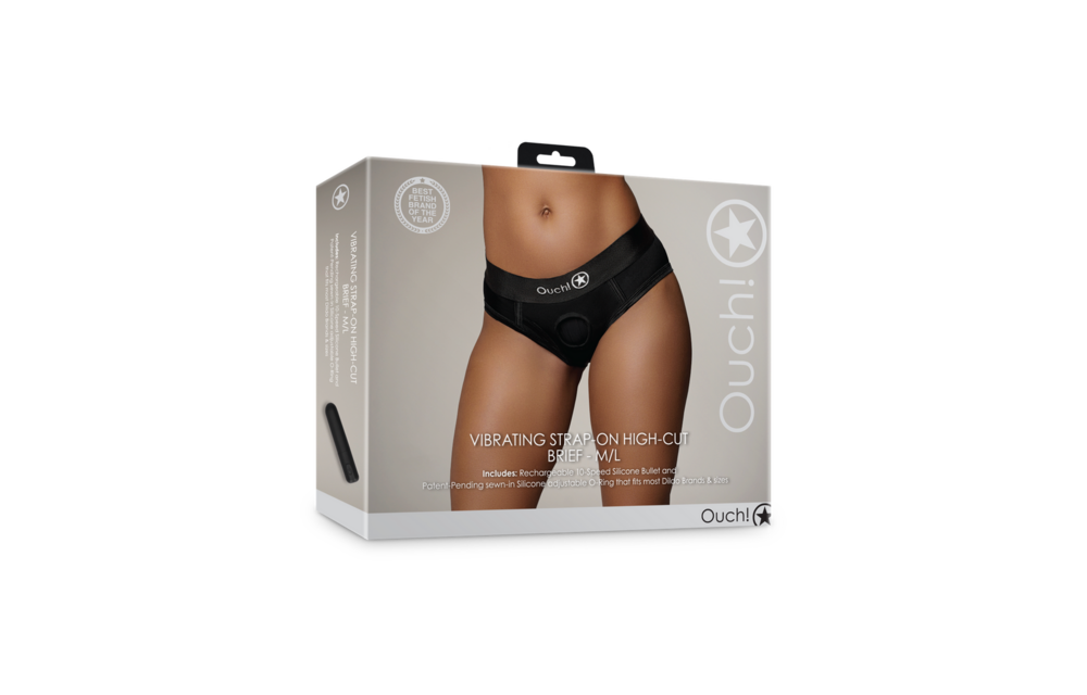 Vibrerende Strap-on Boxershort Zwart M/L | Comfort & Sensatie