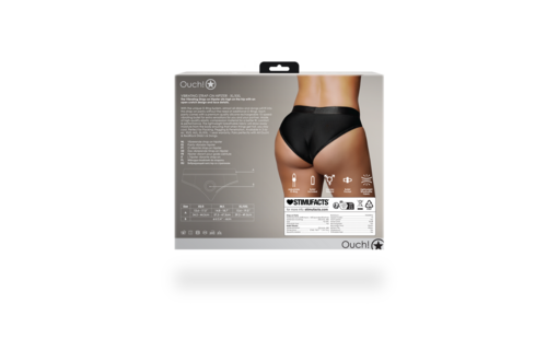 Vibrating Strap-on Hipster XL/XXL Black | Comfort & Pleasure