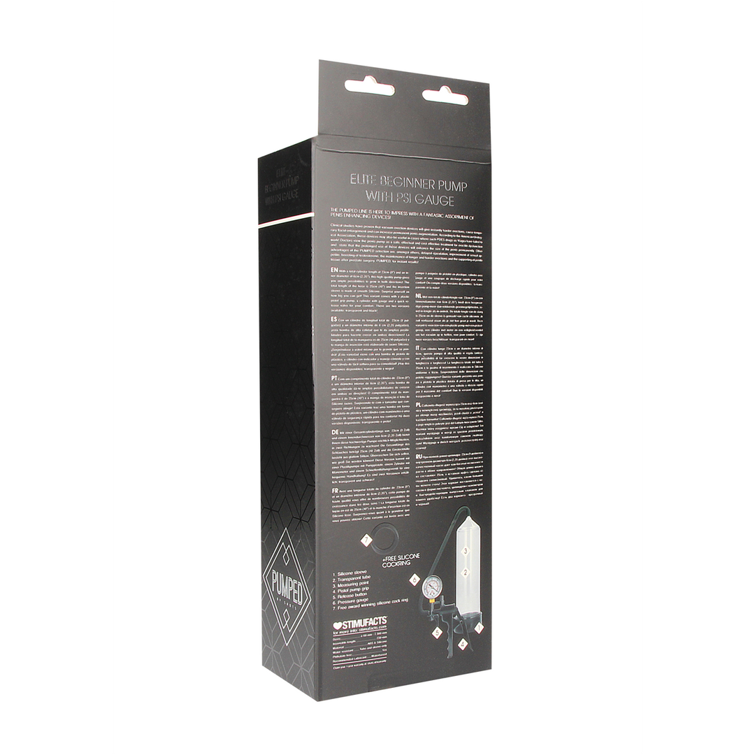 Elite Beginner Pomp met PSI Meter – Groei & Comfort Veilig