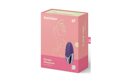 Purple Pleasure Lay-on Vibrator | Luxurious, Precise & Stylish