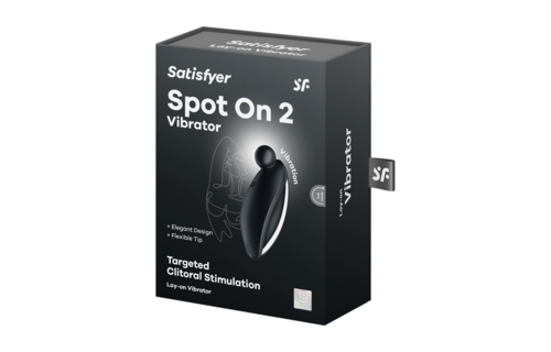 Spot On 2 Zwart - Ultieme Clitorale Stimulator Satisfyer