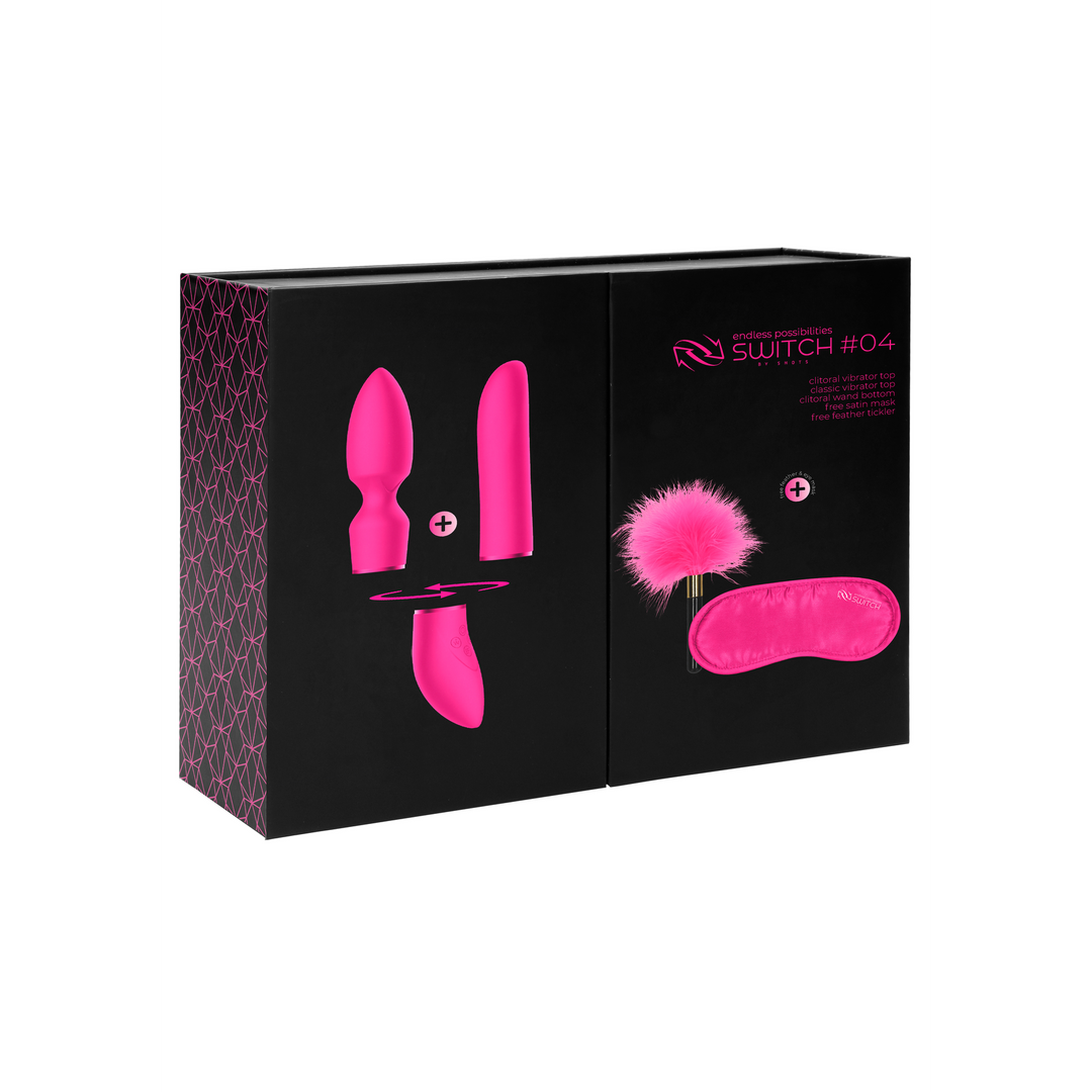 Pleasure Kit #4 Vibrator – Trio Attachments & 10 Speeds