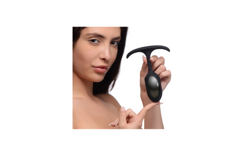 Premium Silicone Weighted Anal Plug 13.9 cm – Comfort & Depth